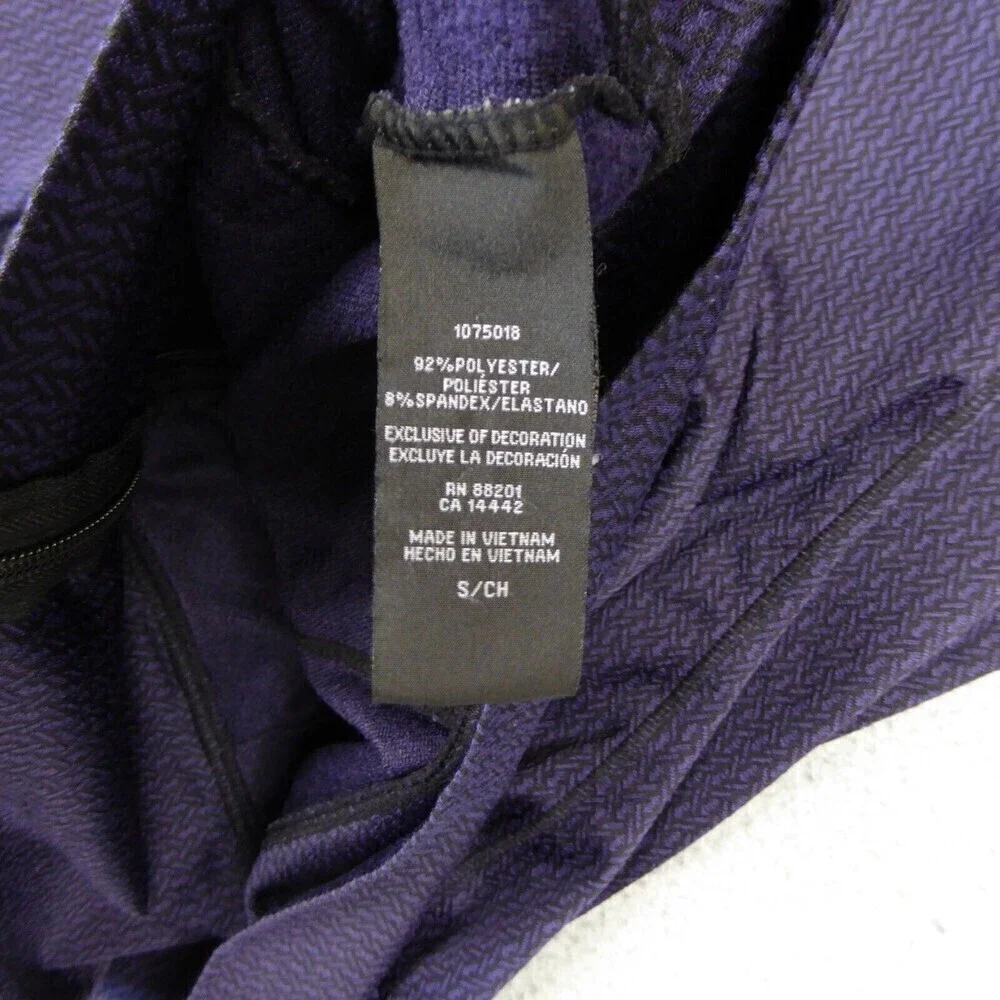 Mondetta Hoodie Women’s Small Purple Full Zip Long Sleeve Thumb Holes Mock Neck